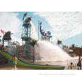 Water Playground Equipment With Fiberglass Spiral Water Sli